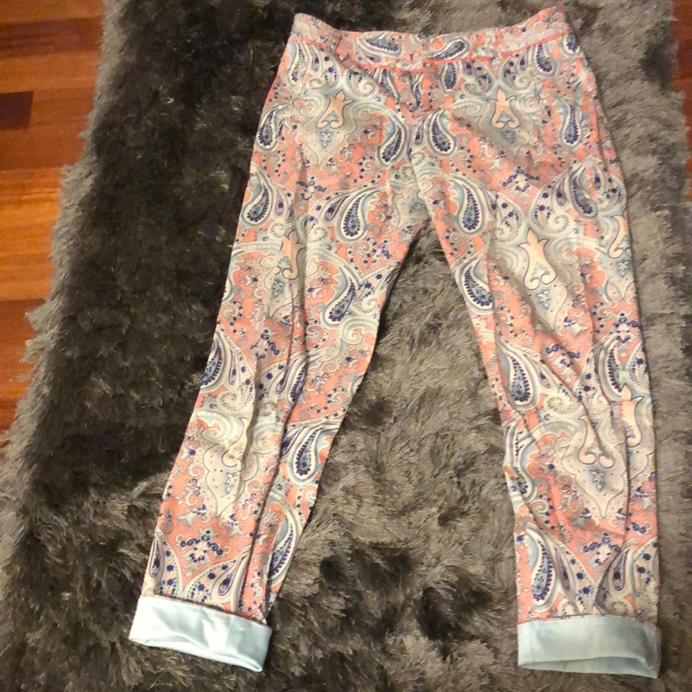 Pants, five plus, size m, designed patterns